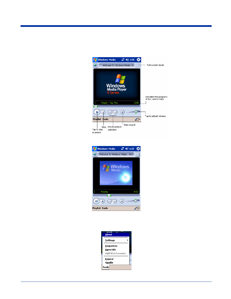Windows media player for pocket pc, Windows media player for pocket pc -17 | Hand Held Products 9500 User Manual | Page 213 / 276