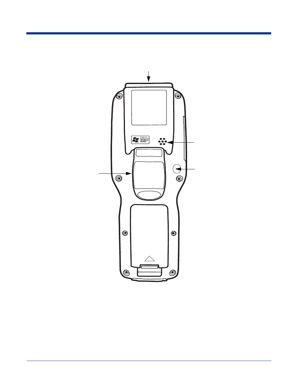 Back panel, Back panel -4 | Hand Held Products 9500 User Manual | Page 220 / 276
