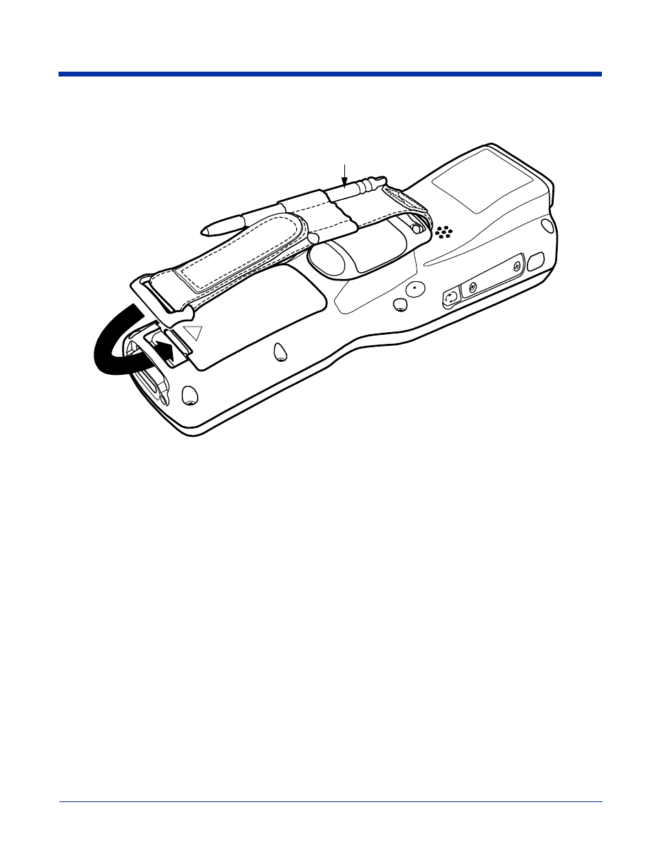 Dolphin 9501 hand strap and stylus, Dolphin 9501 hand strap and stylus -5, Pecial hand strap; see | Hand Held Products 9500 User Manual | Page 221 / 276