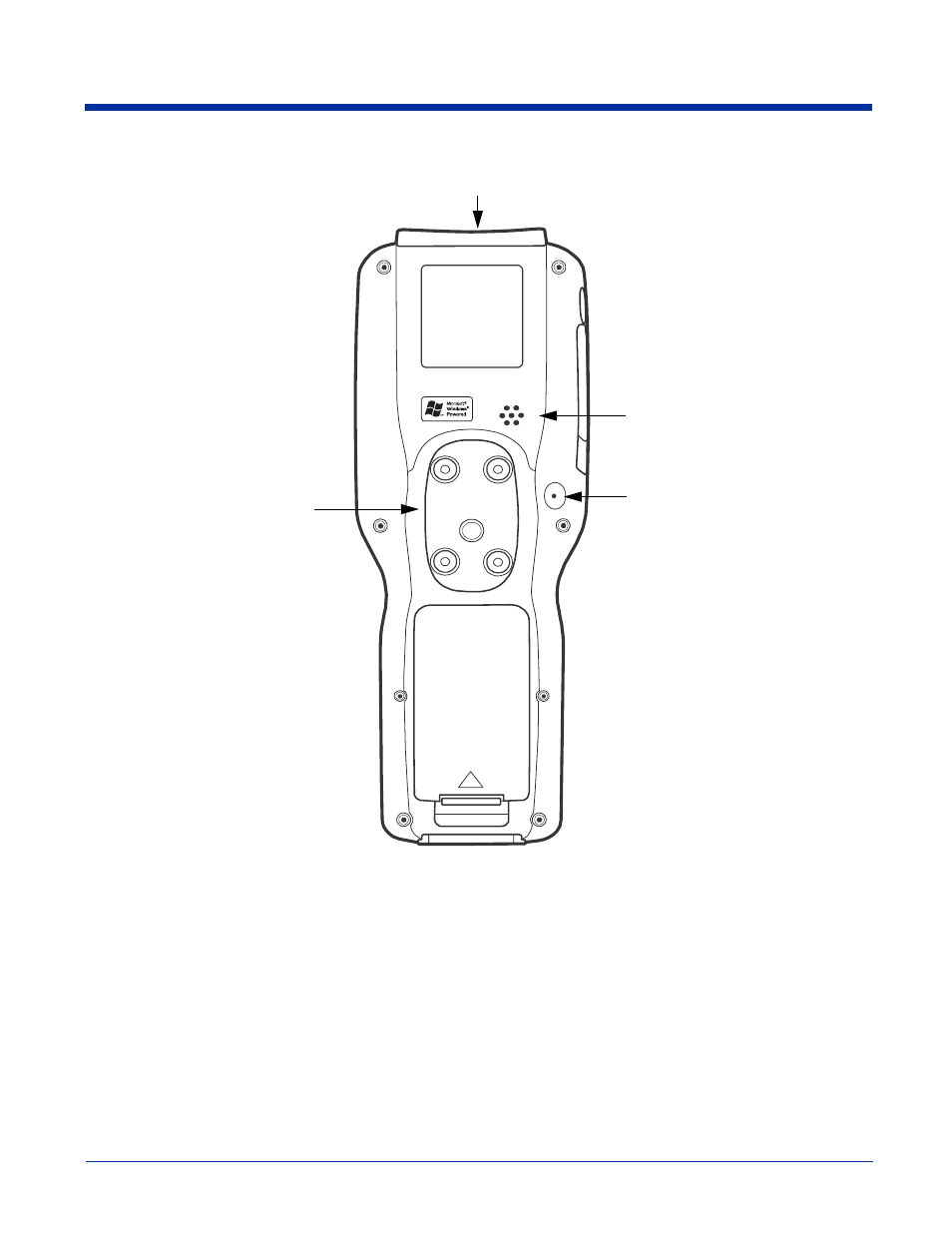 Back panel, Back panel -7 | Hand Held Products 9500 User Manual | Page 223 / 276