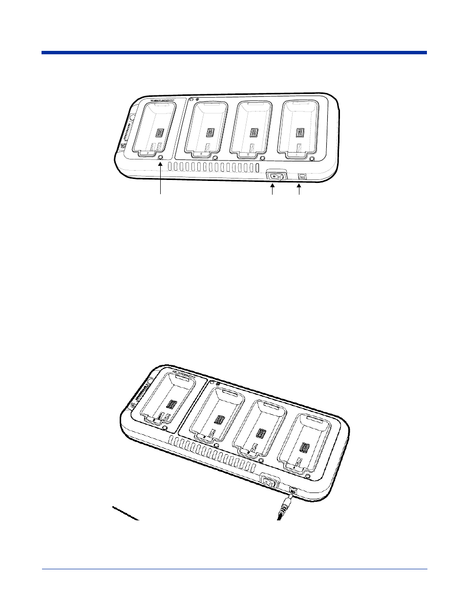 Back panel, Supplying power to the quadcharger, Back panel -3 | Supplying power to the quadcharger -3 | Hand Held Products 9500 User Manual | Page 257 / 276