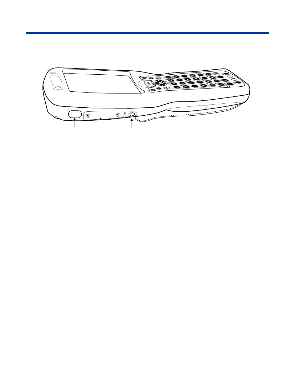 Side panel features, Side panel features -8, Accessible; see | Access door to sd memory, Audio jack | Hand Held Products 9500 User Manual | Page 38 / 276