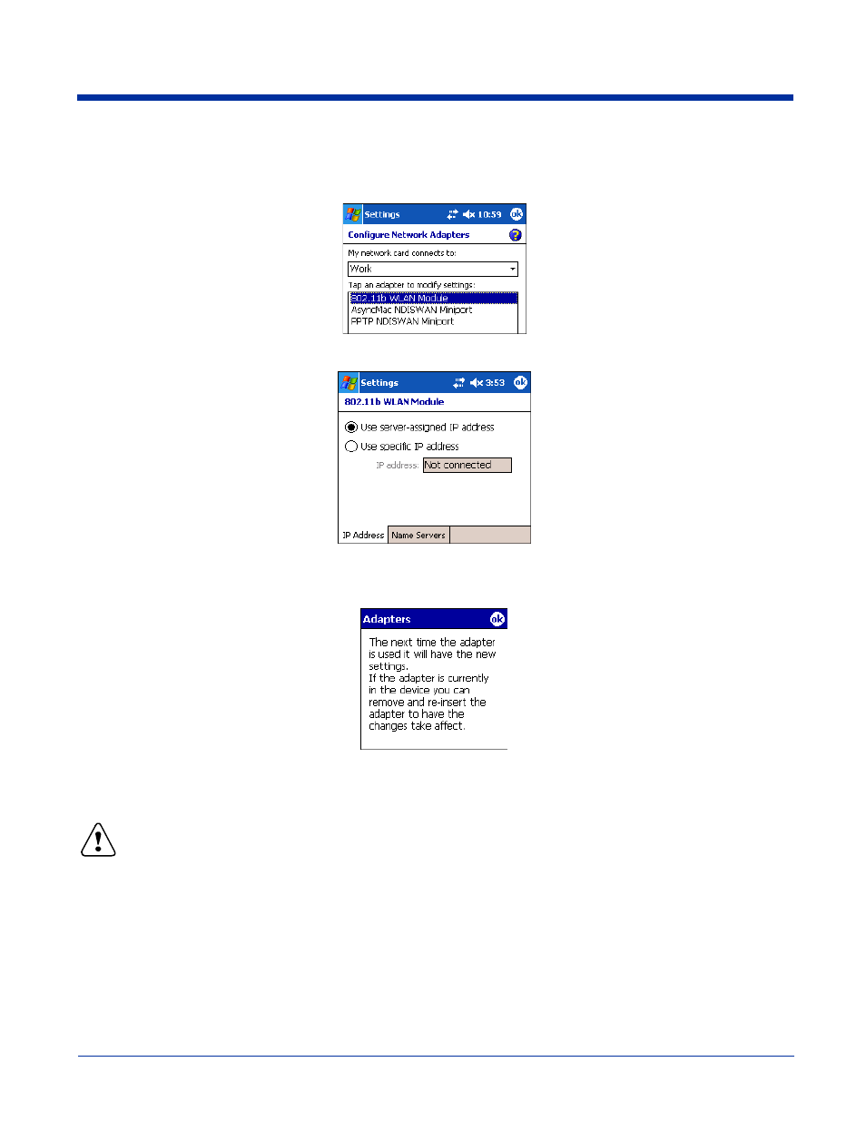 Configuring network cards, Configuring network cards -28, For details, see | Hand Held Products 9500 User Manual | Page 94 / 276