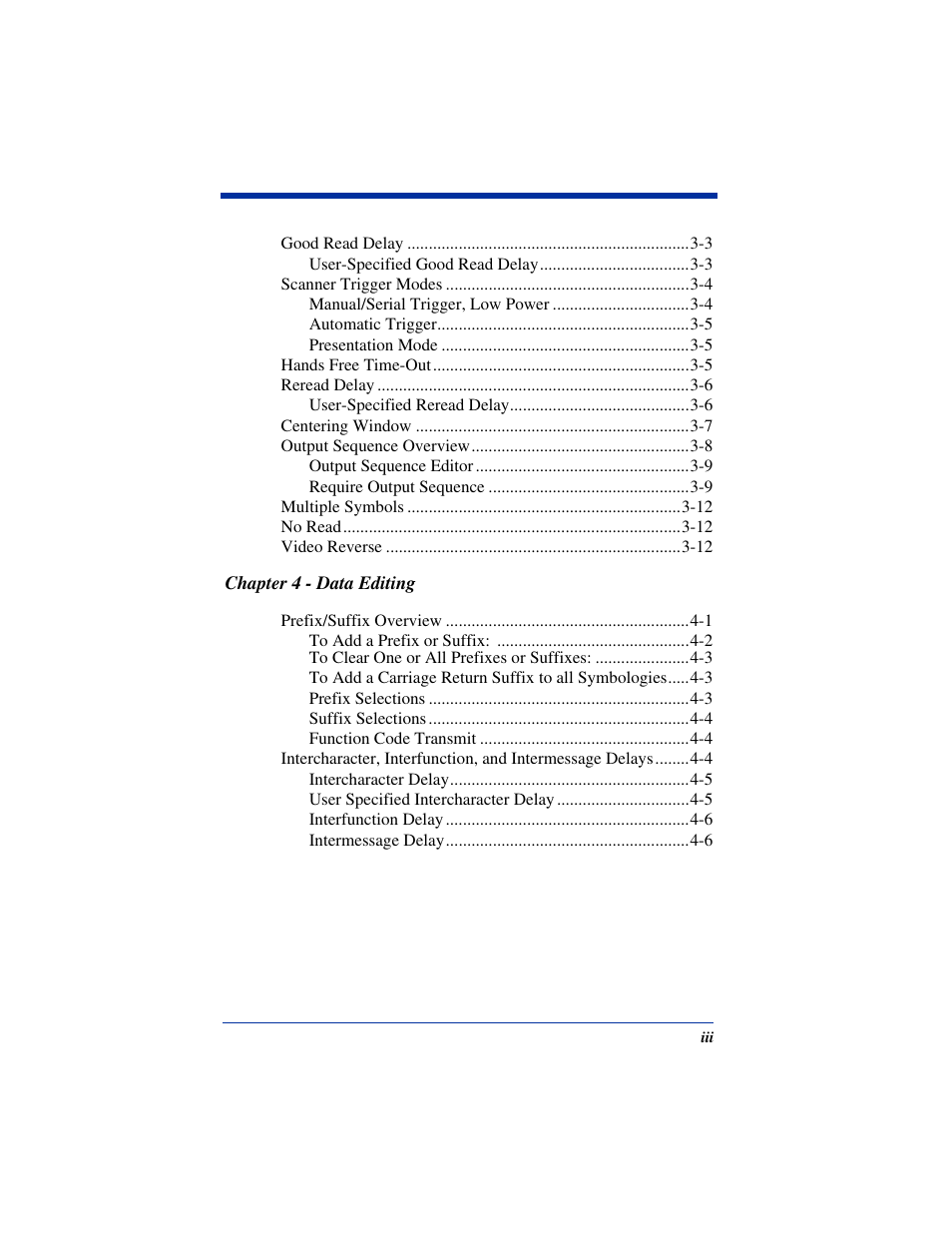 Hand Held Products 5620 User Manual | Page 11 / 168