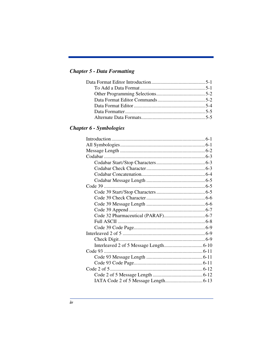 Hand Held Products 5620 User Manual | Page 12 / 168