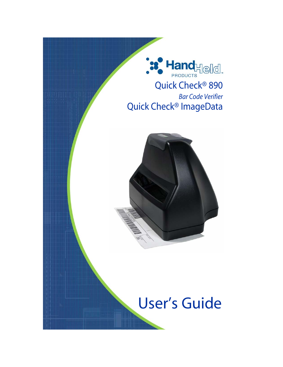 Hand Held Products QUICK CHECK 890 User Manual | 40 pages