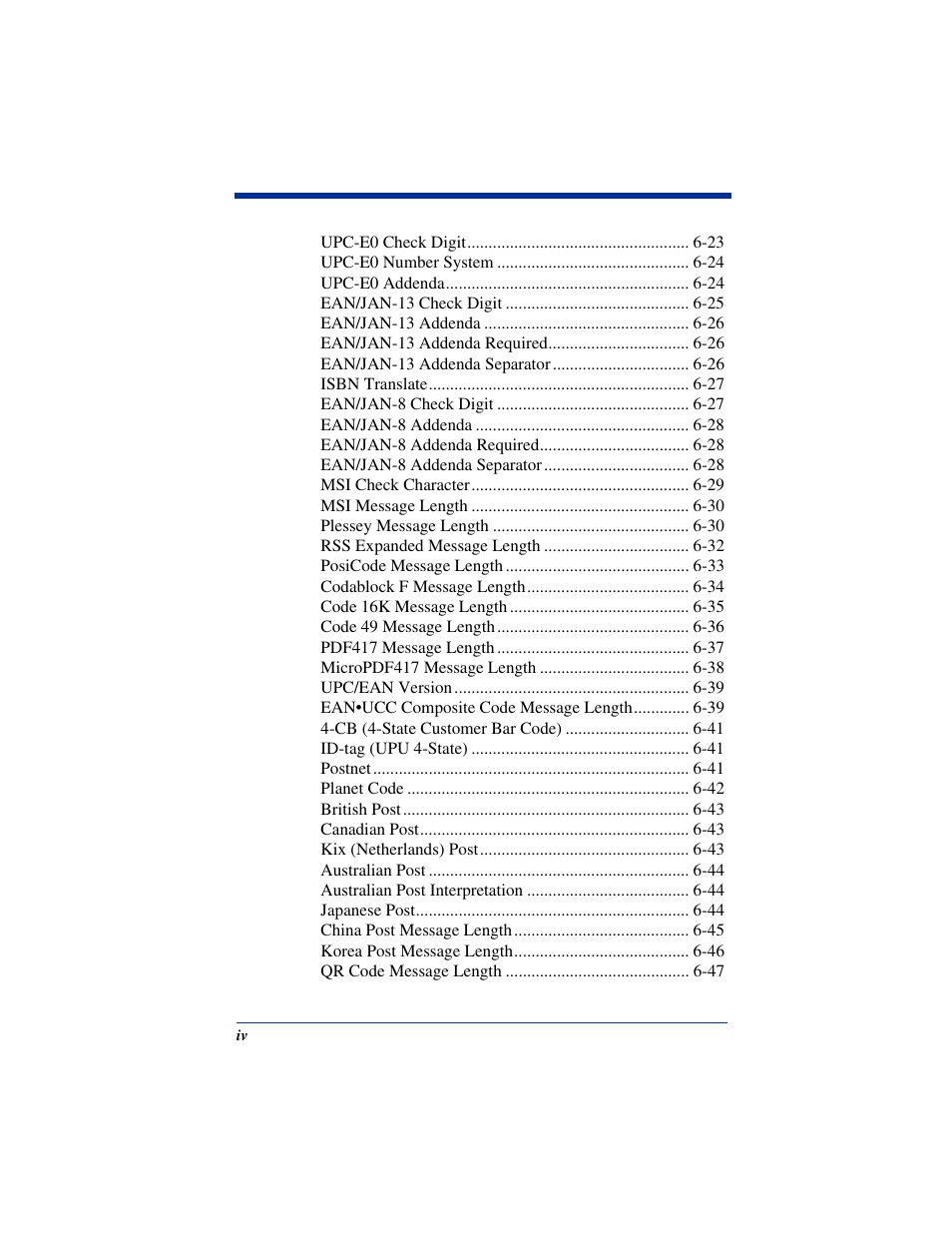 Hand Held Products 2D IMAGER 4800P User Manual | Page 10 / 184