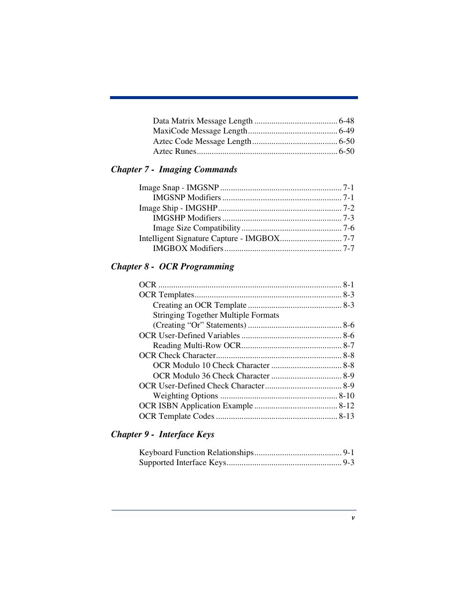Hand Held Products 2D IMAGER 4800P User Manual | Page 11 / 184
