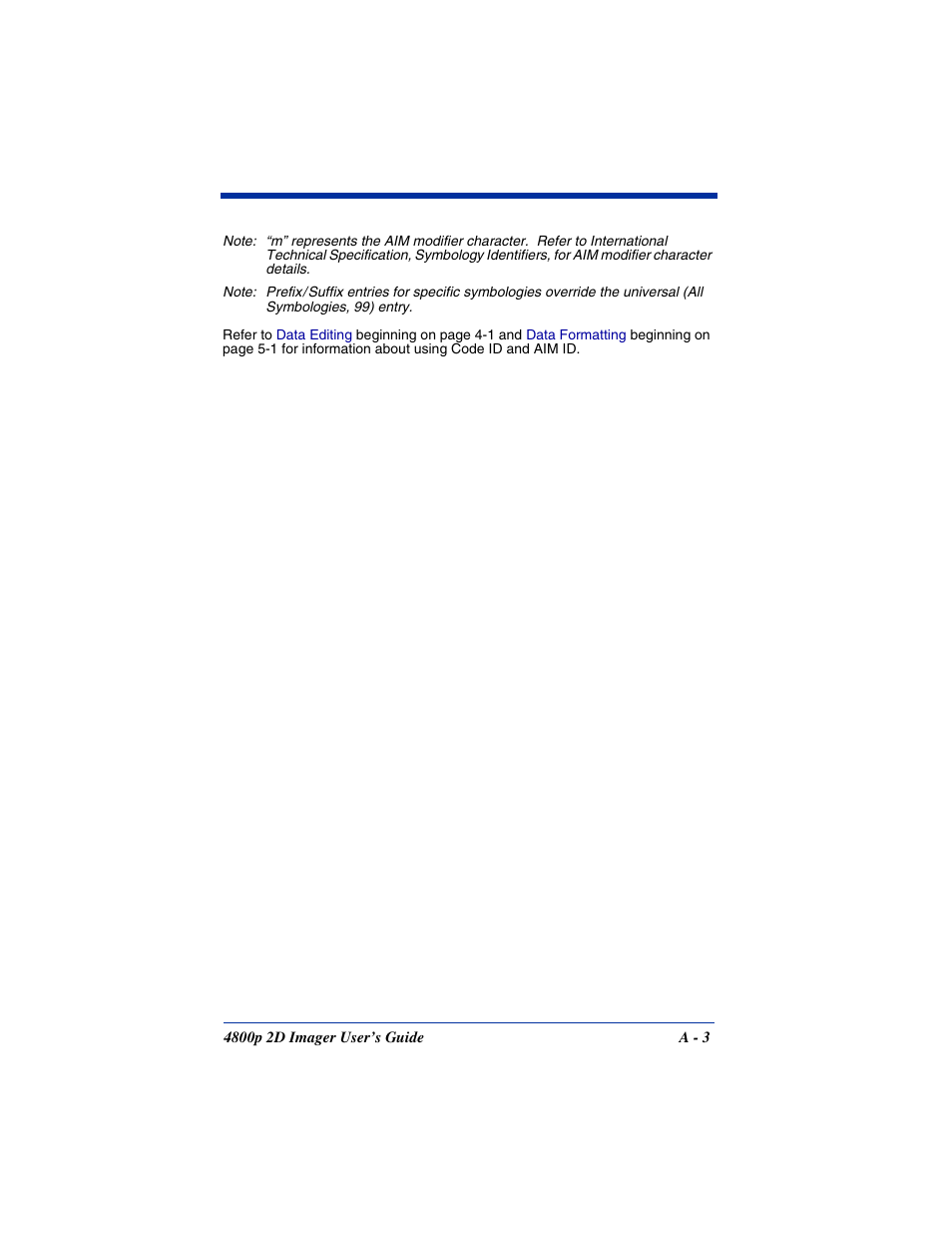 Hand Held Products 2D IMAGER 4800P User Manual | Page 171 / 184