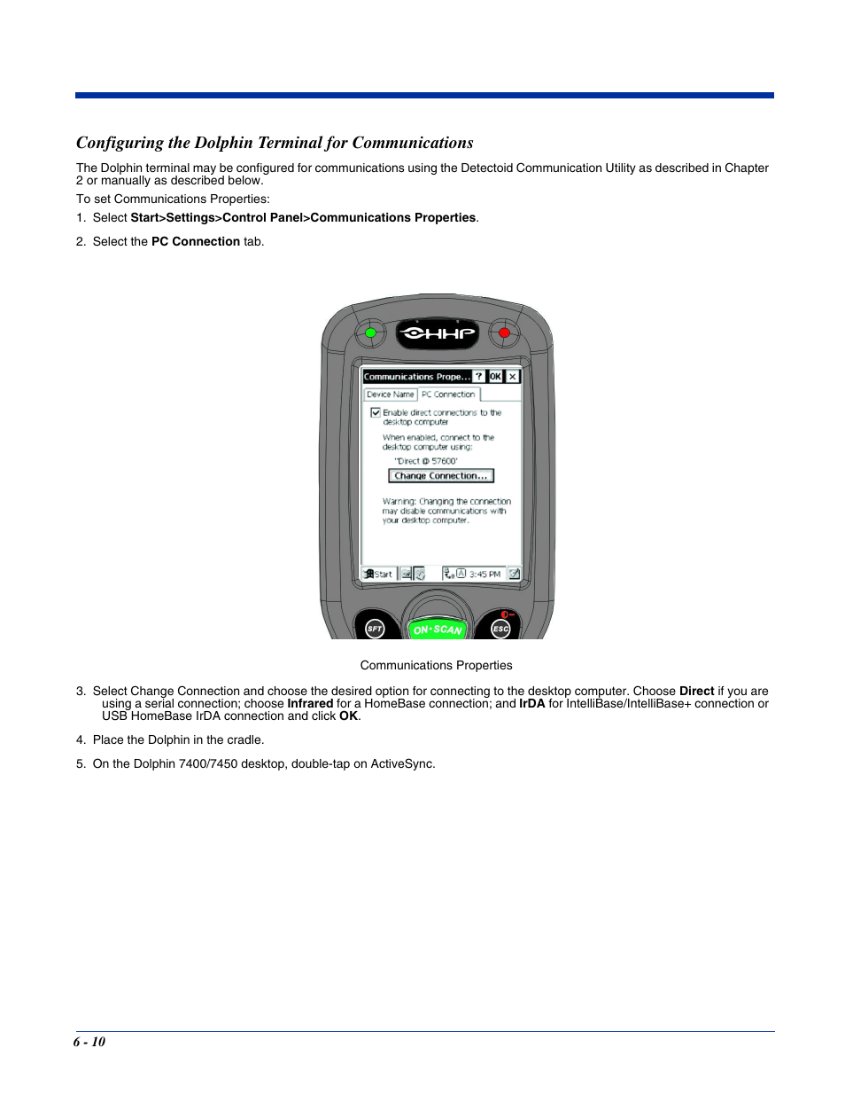Hand Held Products 7400/7450 User Manual | Page 64 / 107