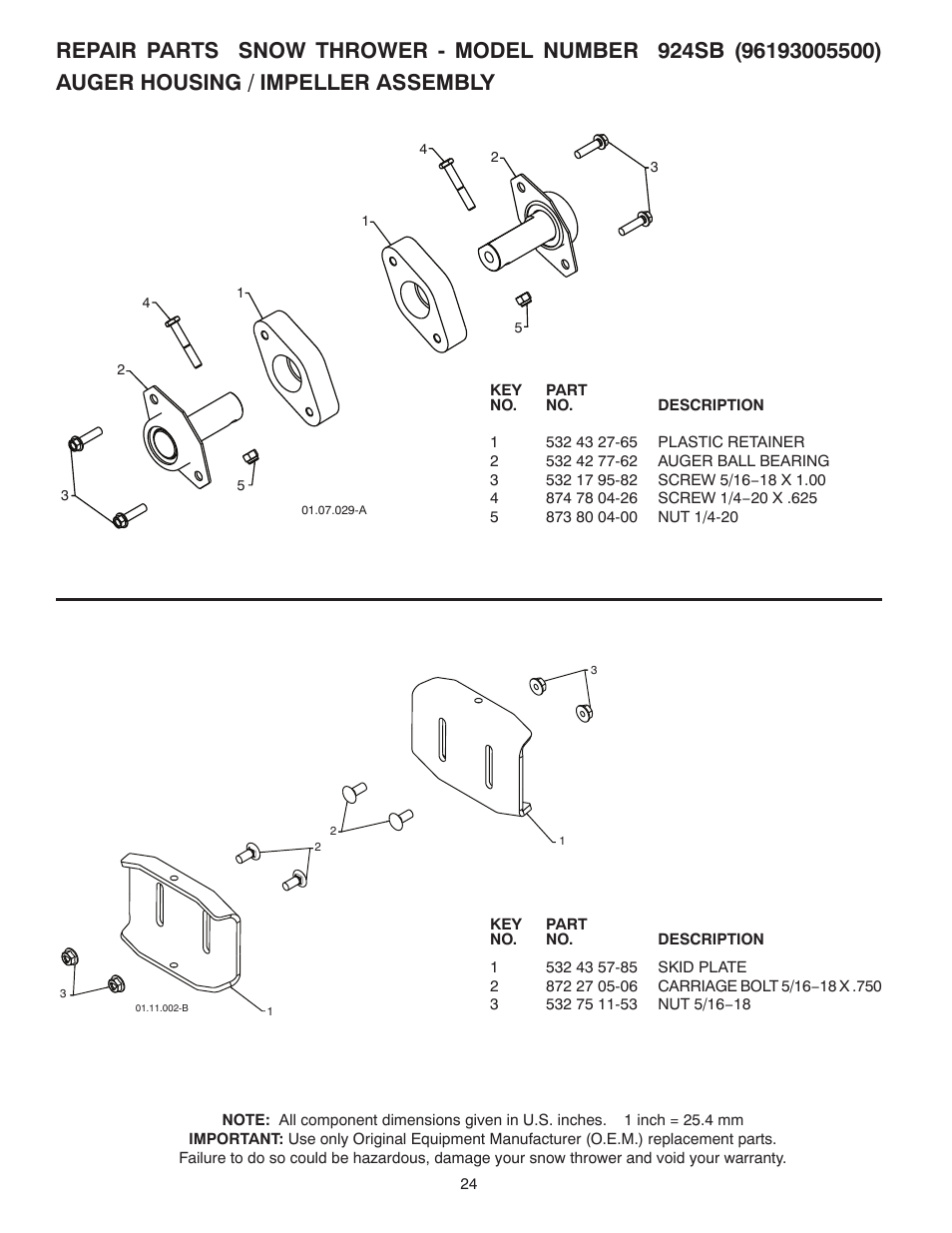 Husqvarna 96193005500 User Manual | Page 24 / 44