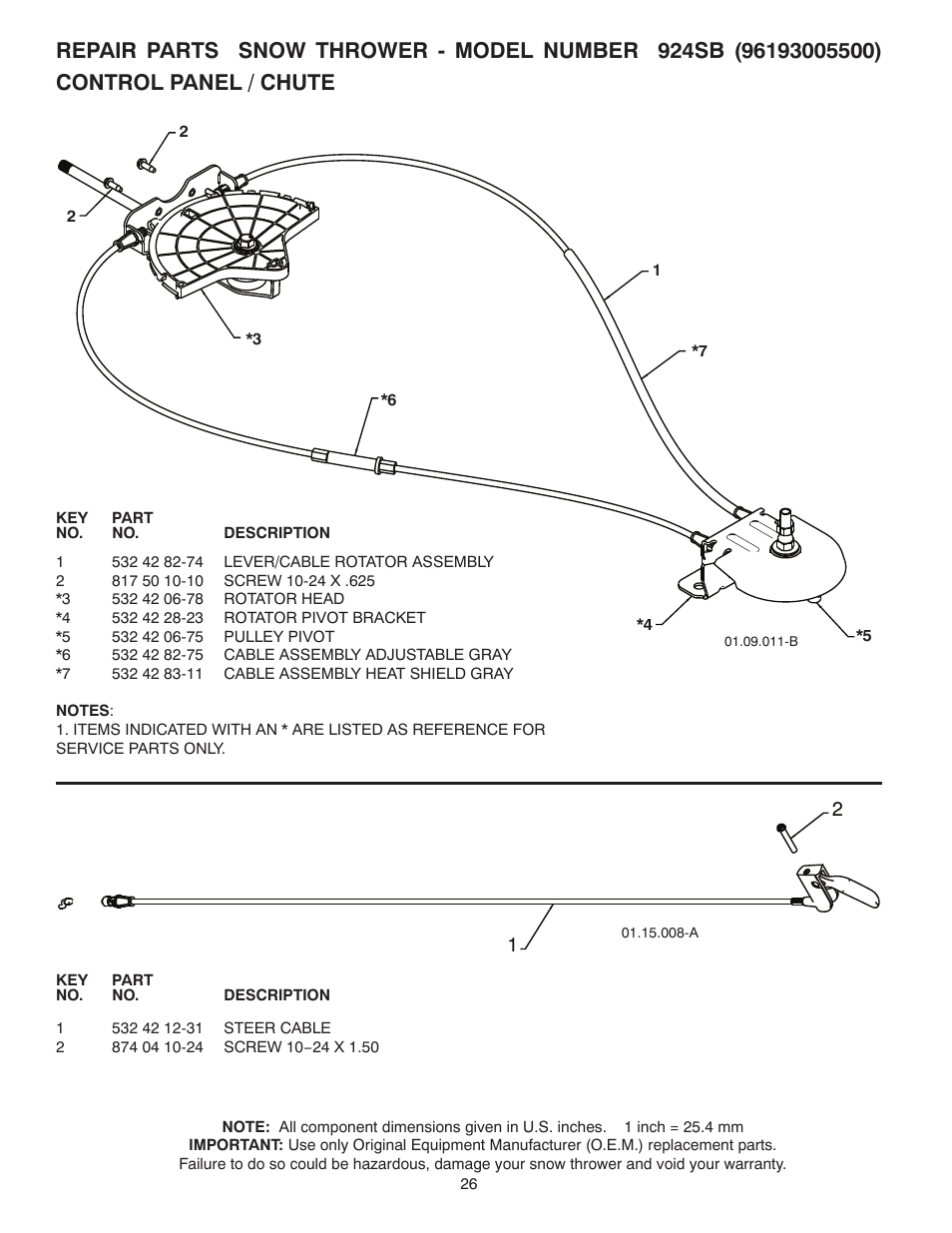 Husqvarna 96193005500 User Manual | Page 26 / 44