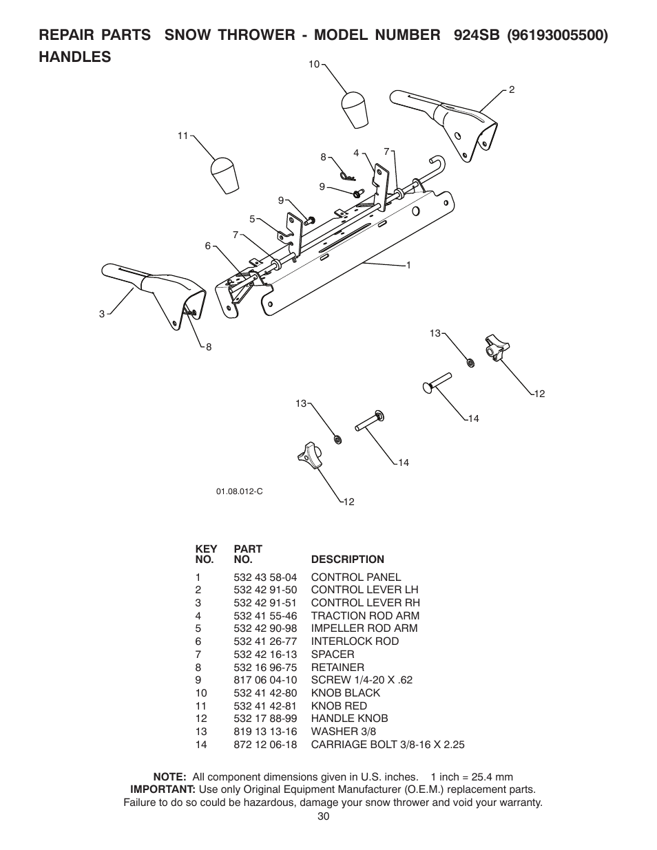 Husqvarna 96193005500 User Manual | Page 30 / 44