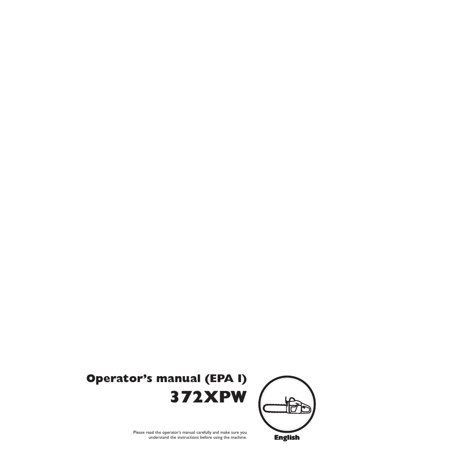 Husqvarna 372XPW User Manual | 44 pages