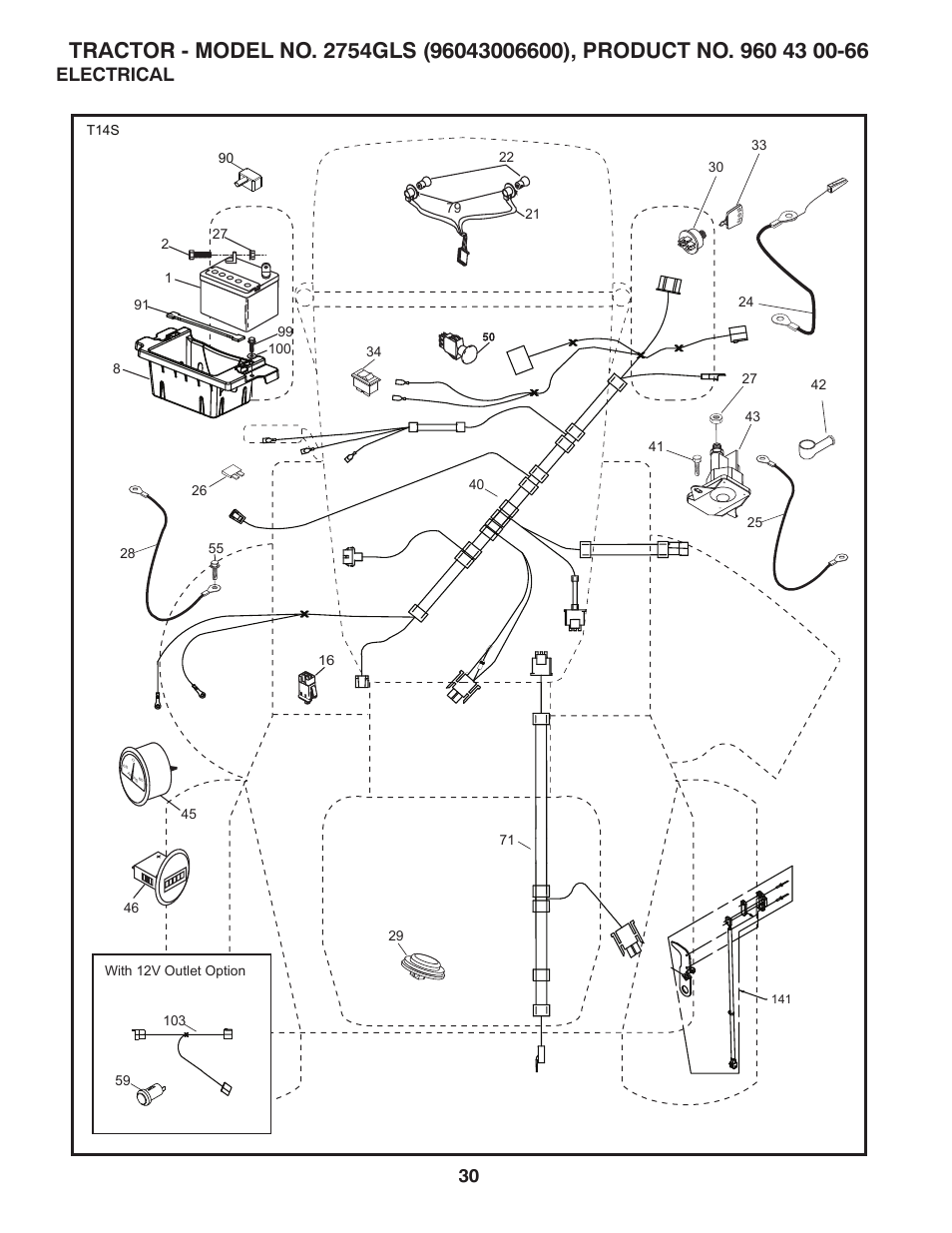 Electrical | Husqvarna 2754 GLS User Manual | Page 30 / 49