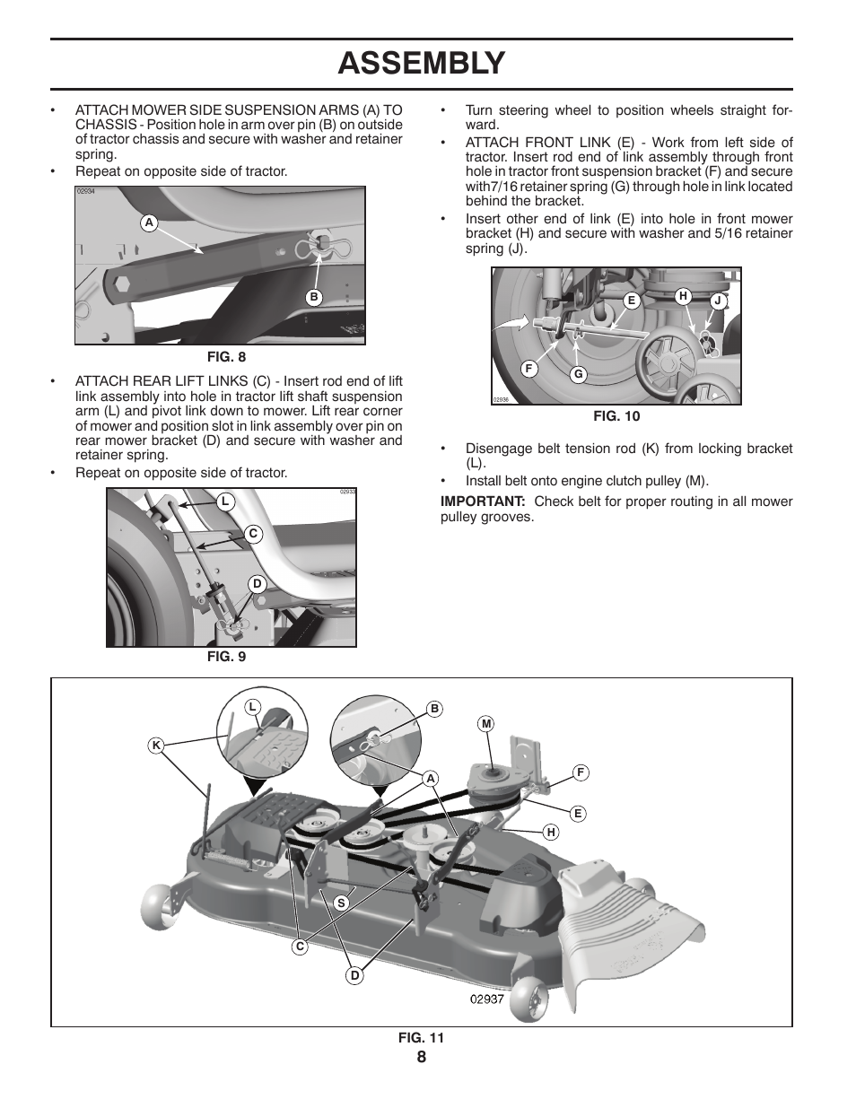 Assembly | Husqvarna 2754 GLS User Manual | Page 8 / 49