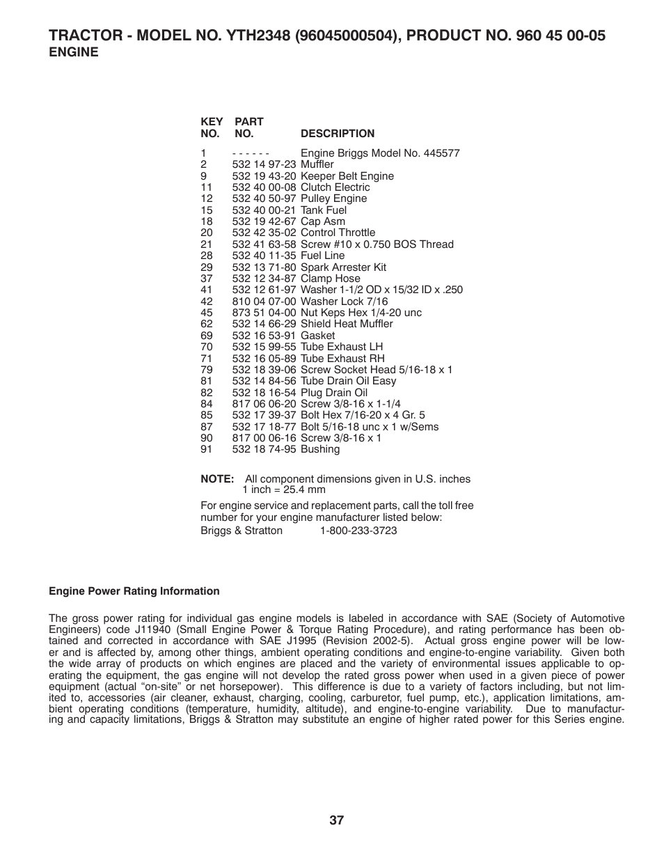 Husqvarna 96045000504 User Manual | Page 37 / 48