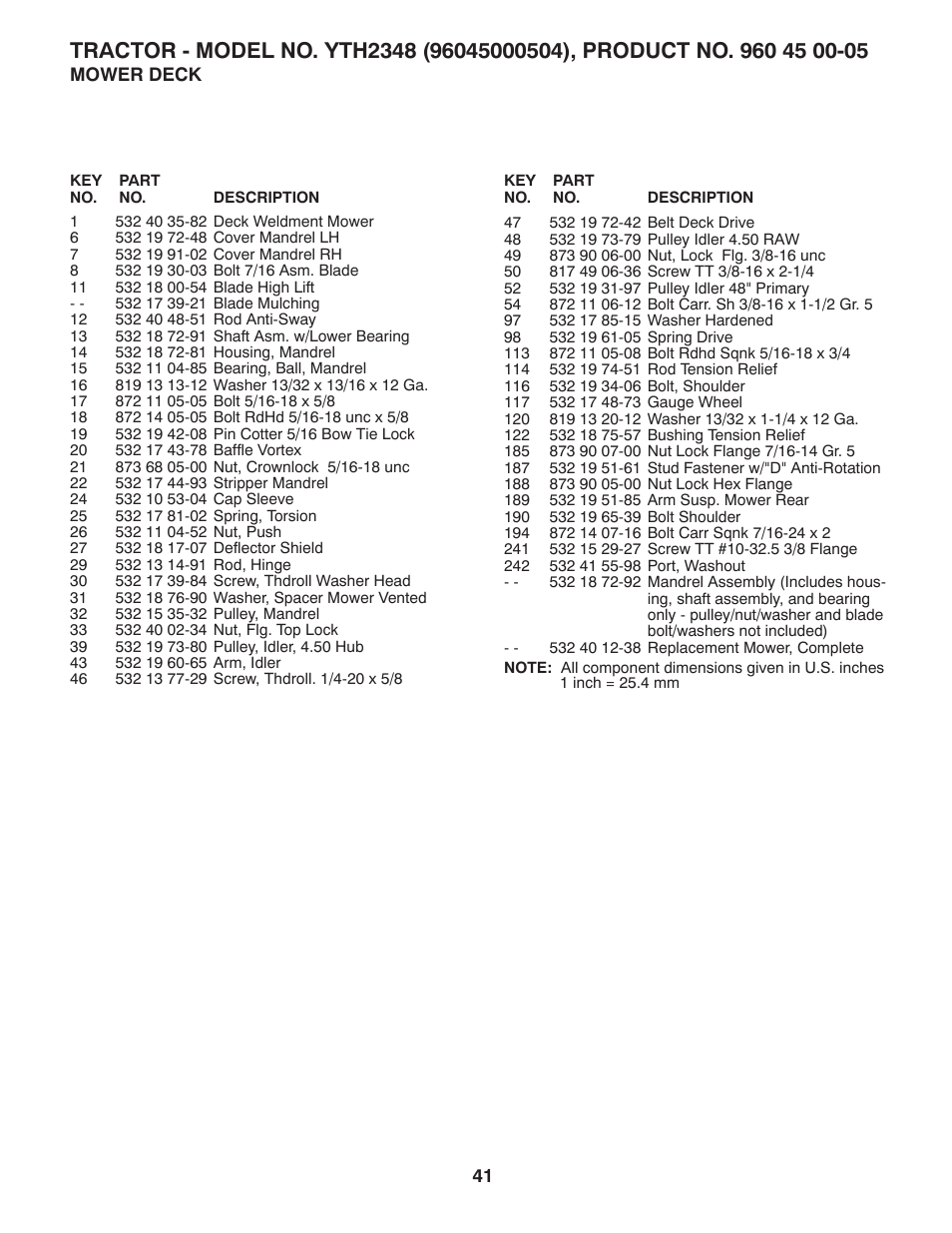 Husqvarna 96045000504 User Manual | Page 41 / 48
