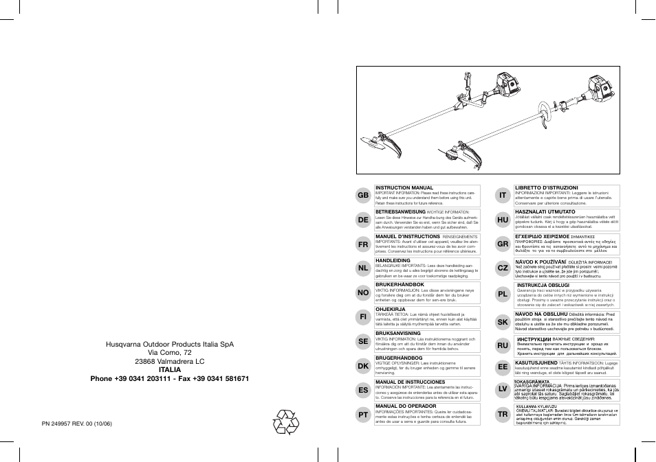 Husqvarna 953900765 User Manual | 13 pages