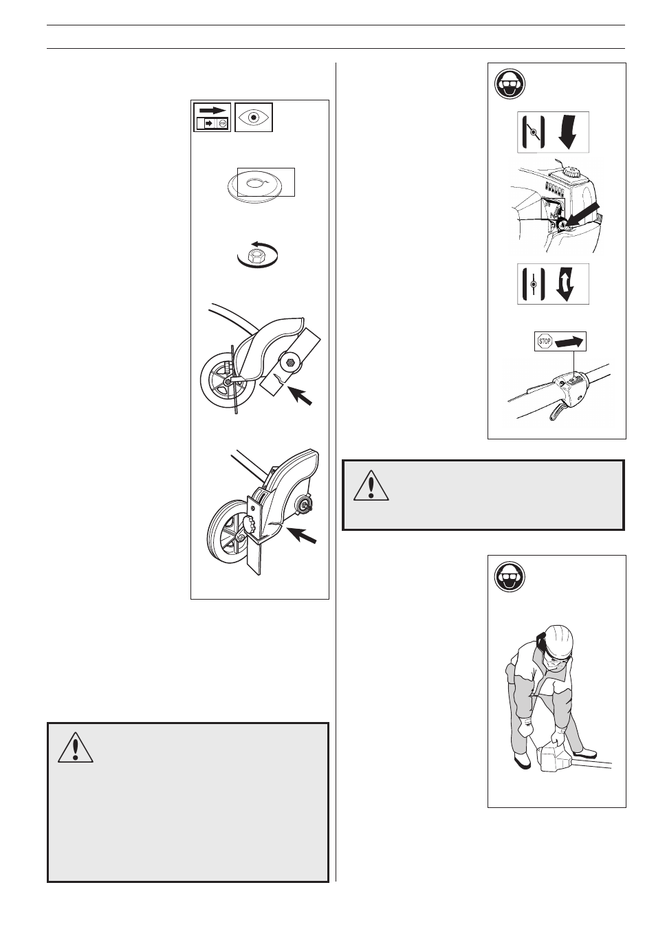Start and stop | Husqvarna 322E User Manual | Page 15 / 24