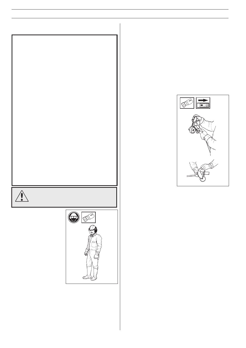 Safety instructions, General safety instructions, Safety instructions before starting work | Personal protection, Safety instructions regarding the surroundings | Husqvarna 322E User Manual | Page 8 / 24