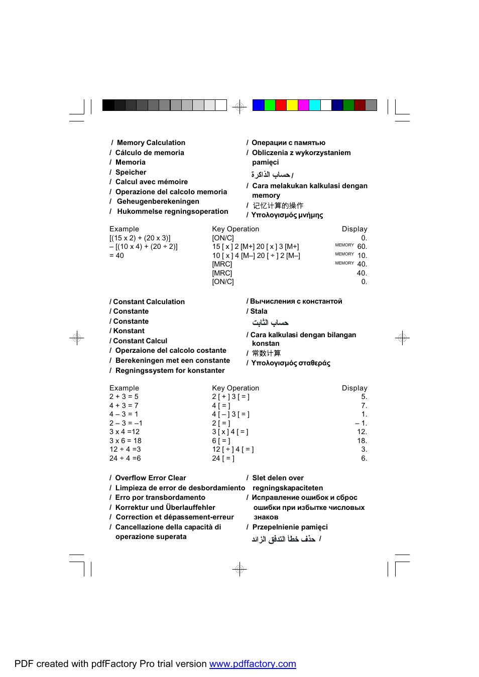 CITIZEN CPC-110 User Manual | Page 3 / 11