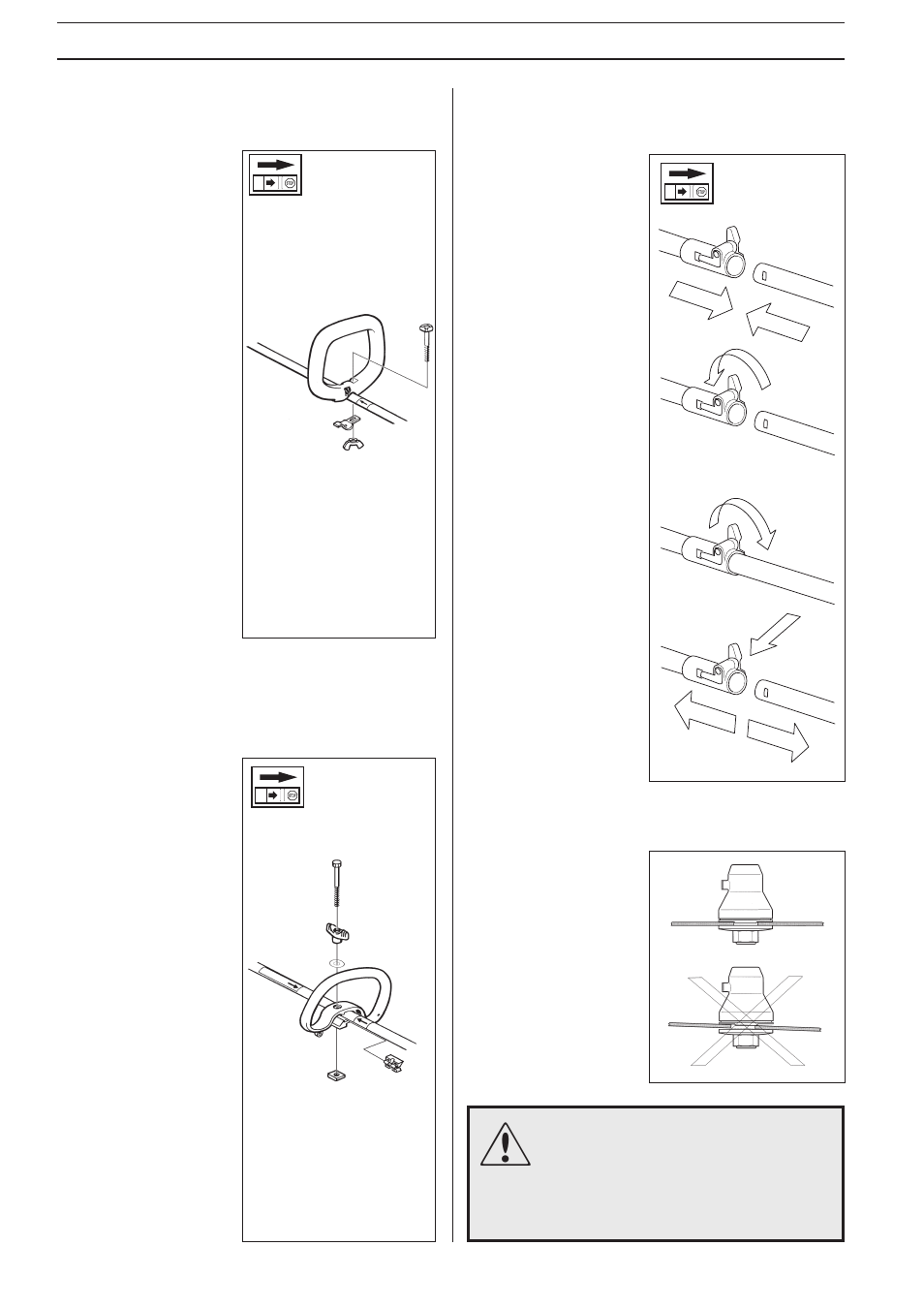 Assembly, Assembly of the trimmer head | Husqvarna 322C User Manual | Page 12 / 36