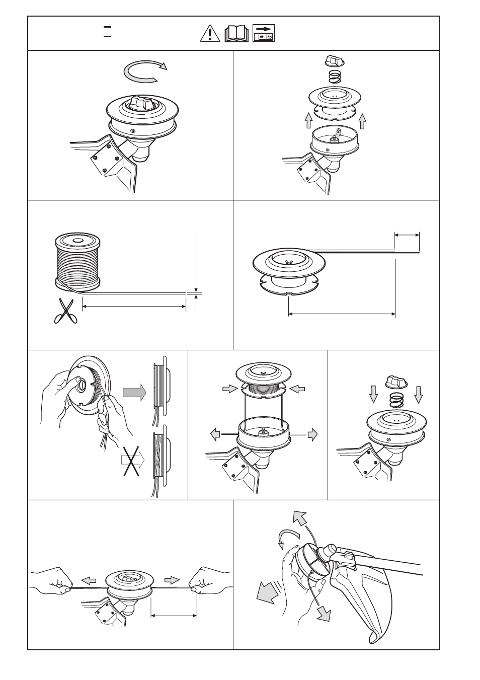 Trimmy h ii | Husqvarna 322C User Manual | Page 26 / 36