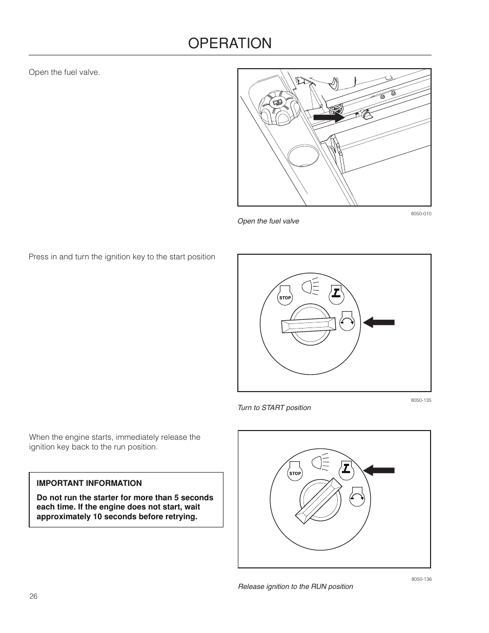 Operation | Husqvarna 966582101 User Manual | Page 26 / 56