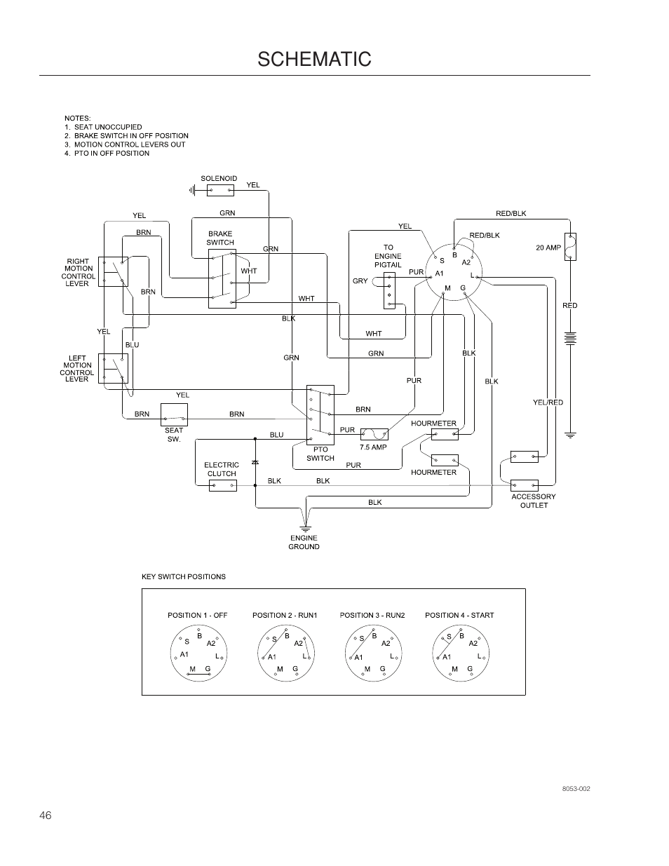 Schematics, Schematic | Husqvarna 966582101 User Manual | Page 46 / 56