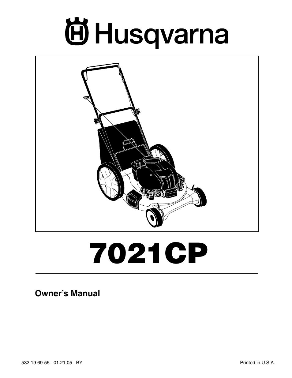 Husqvarna 7021CP User Manual | 18 pages