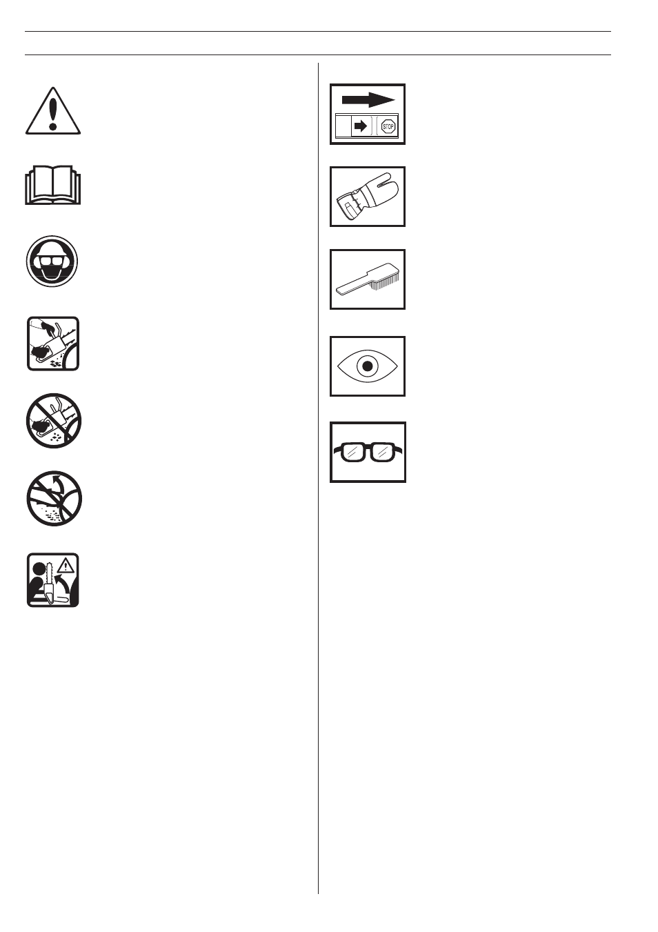 Key to symbols, Symbols | Husqvarna 362XP User Manual | Page 2 / 36