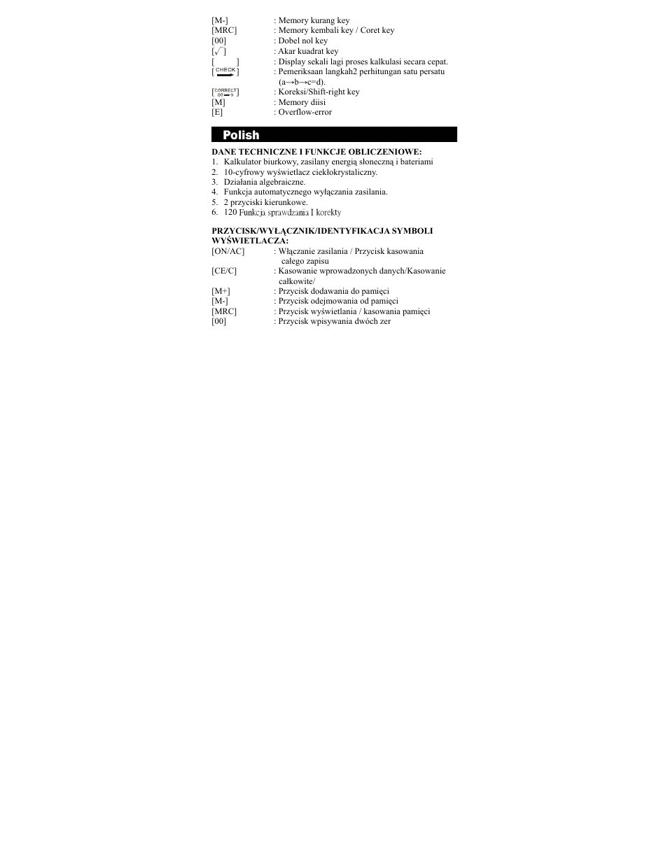 CITIZEN CT-333 User Manual | Page 10 / 24