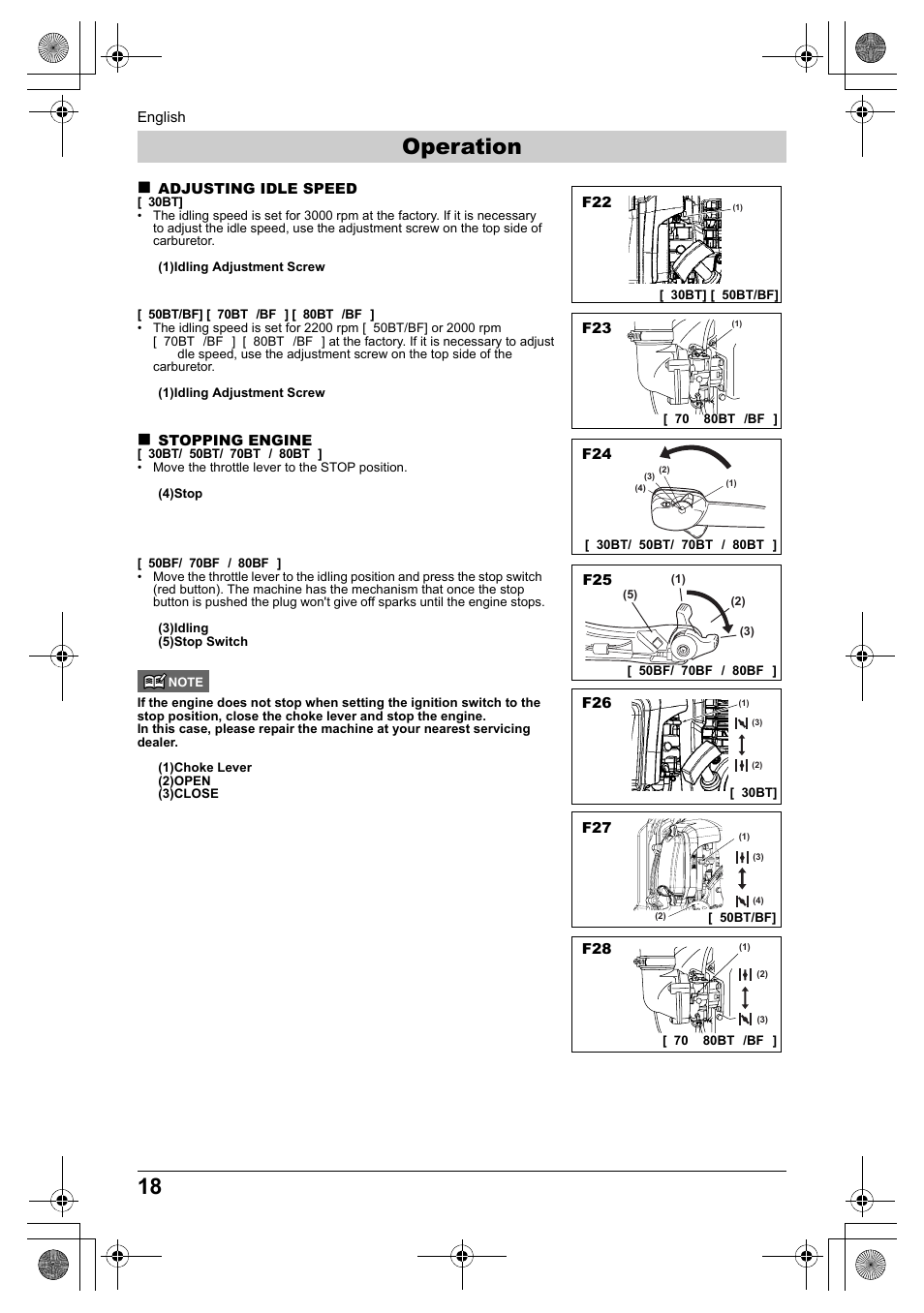 Operation | Husqvarna 330BT User Manual | Page 18 / 22