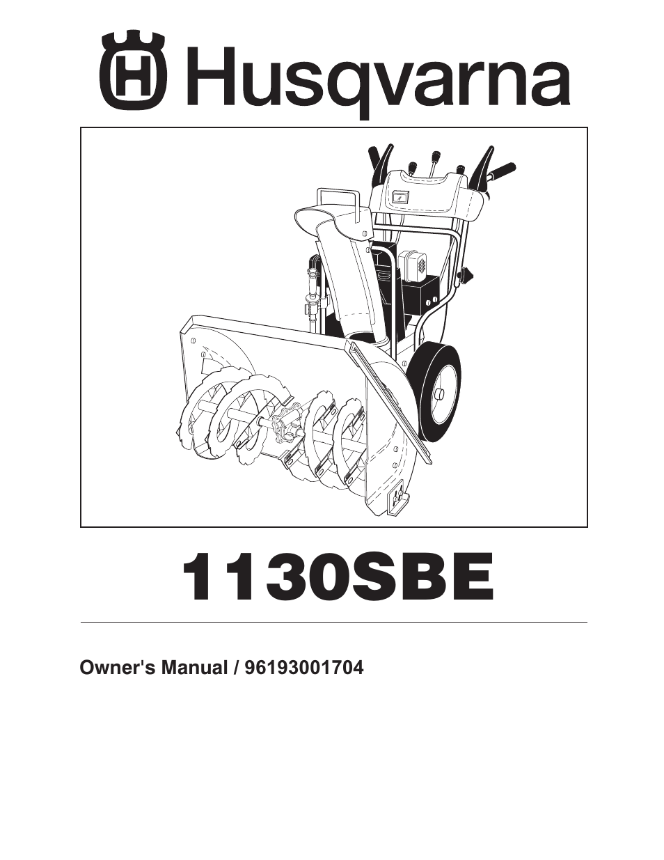 Husqvarna 1130SBE User Manual | 32 pages