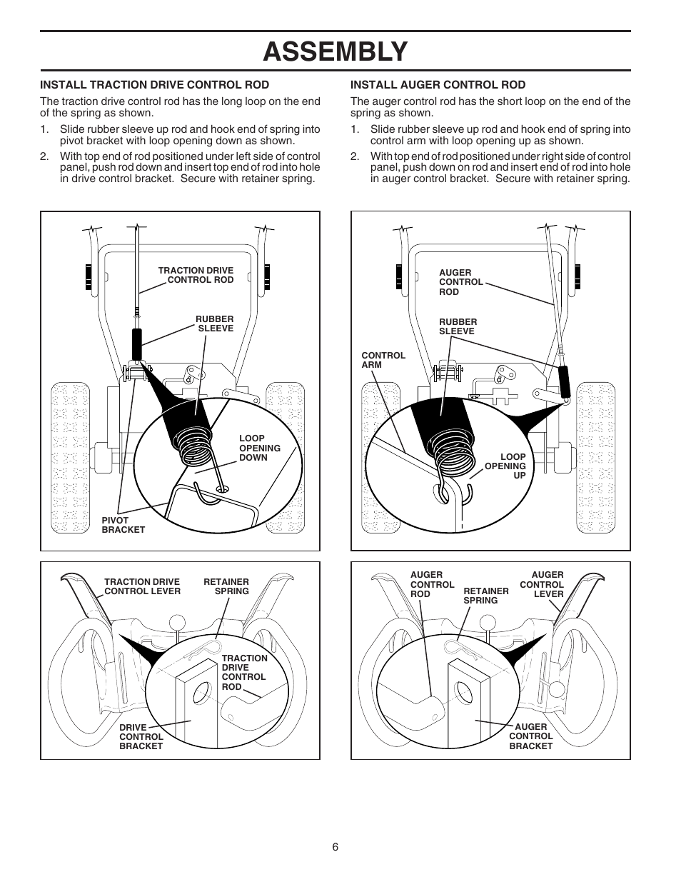 Assembly | Husqvarna 8024ST User Manual | Page 6 / 32