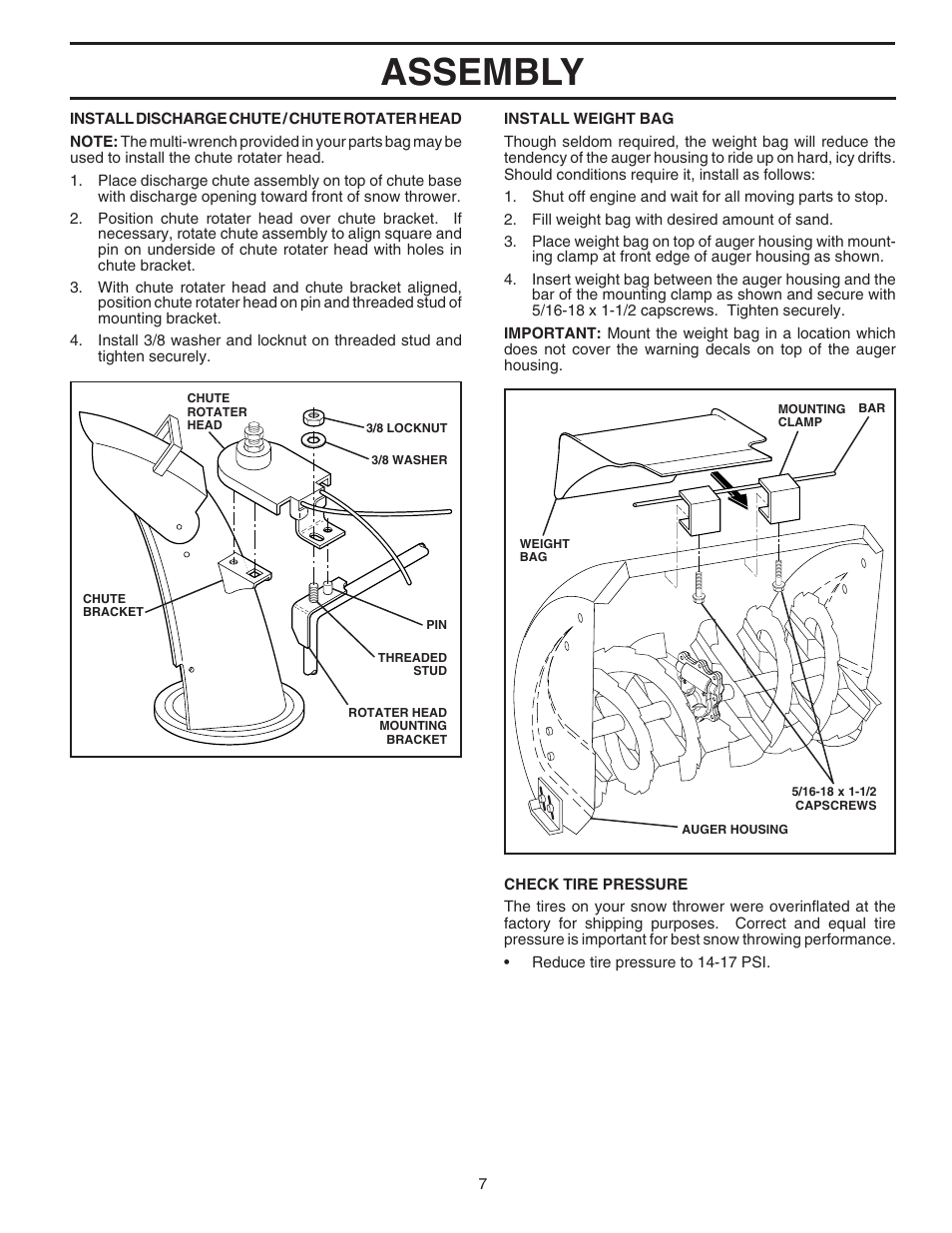 Assembly | Husqvarna 8024ST User Manual | Page 7 / 32