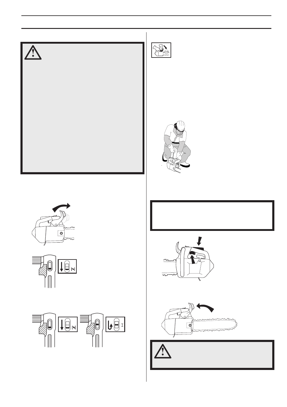 Starting and stopping | Husqvarna CARB III User Manual | Page 19 / 44