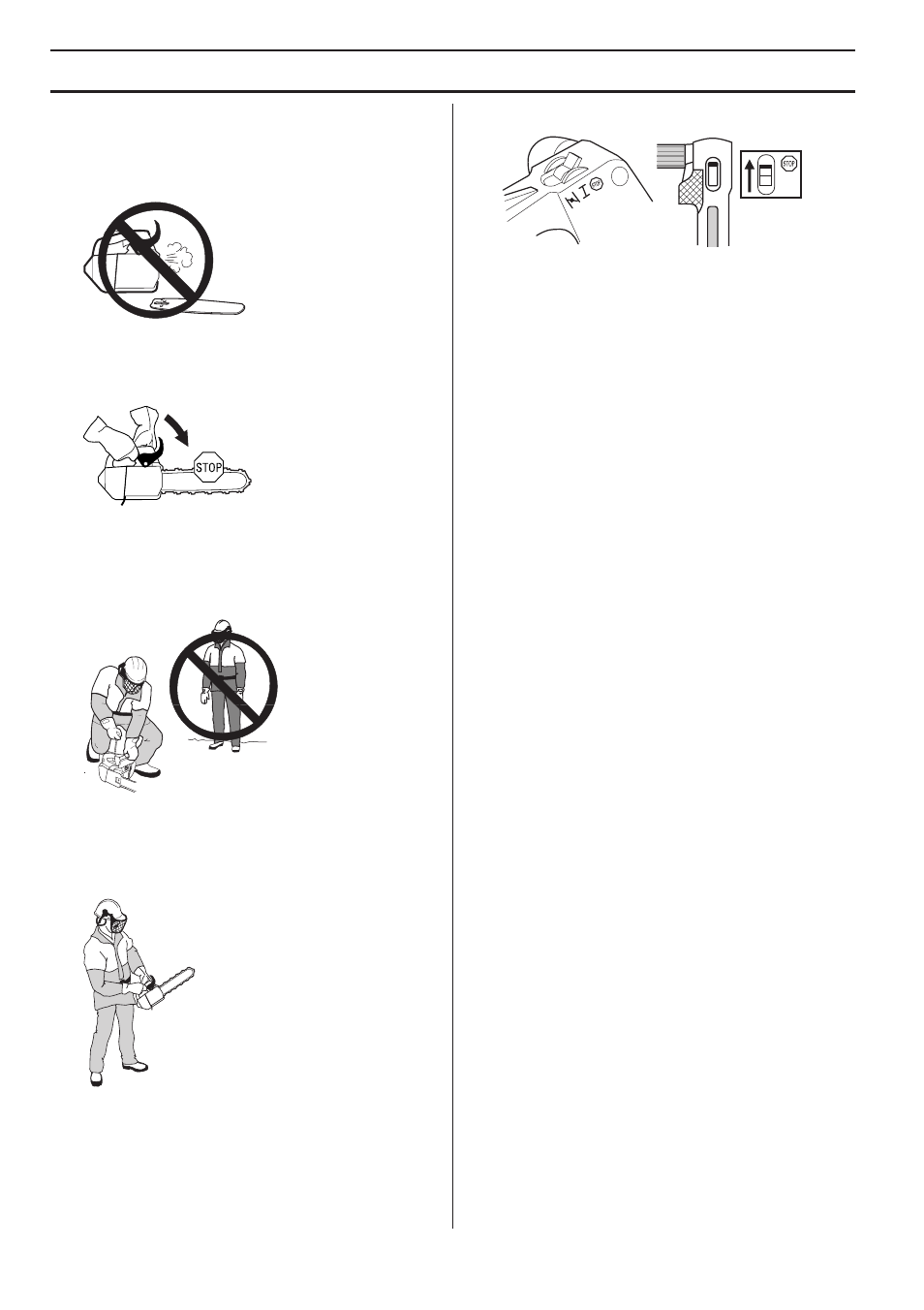 Starting and stopping, Stopping | Husqvarna CARB III User Manual | Page 20 / 44