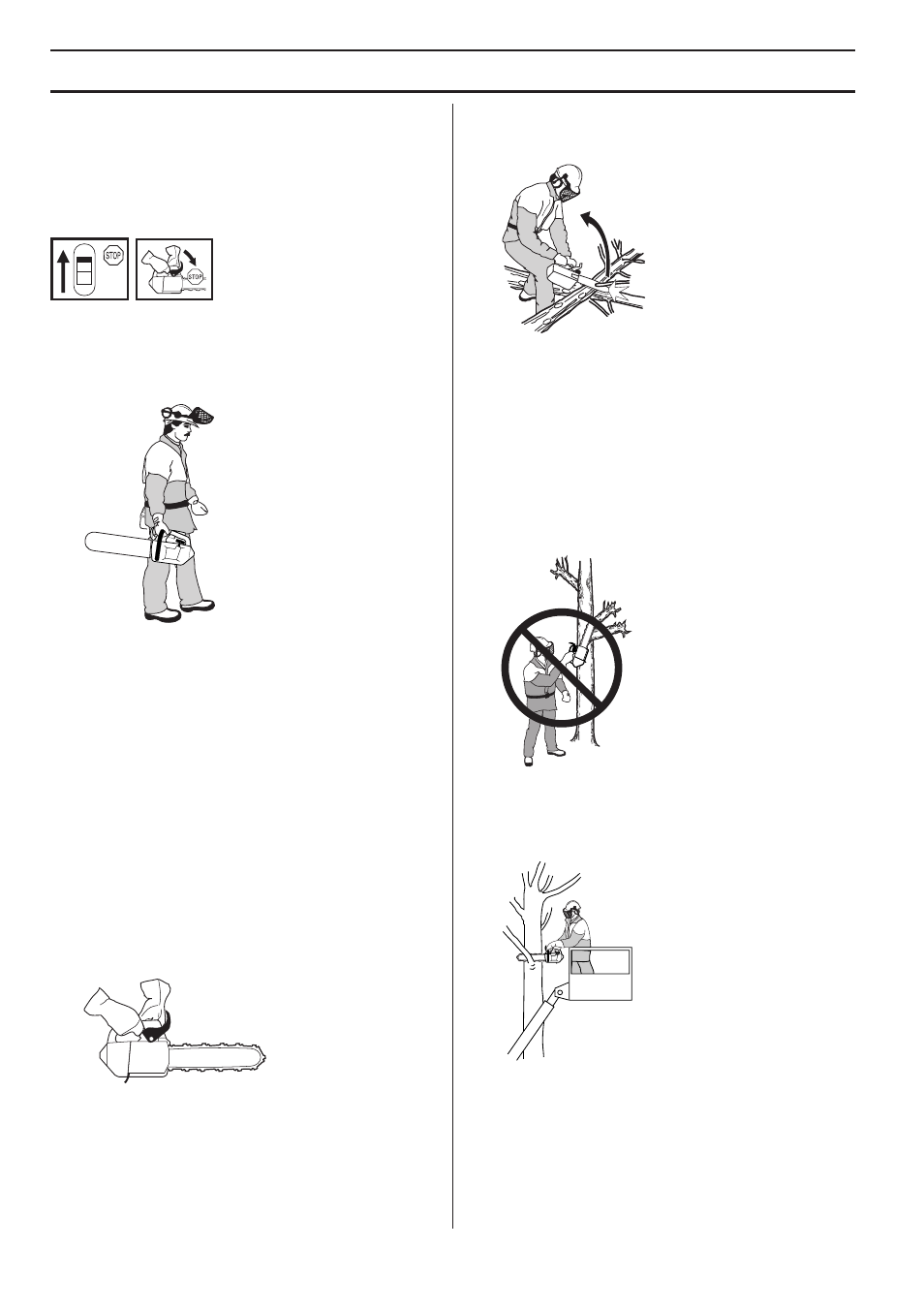 Working techniques, General rules | Husqvarna CARB III User Manual | Page 22 / 44