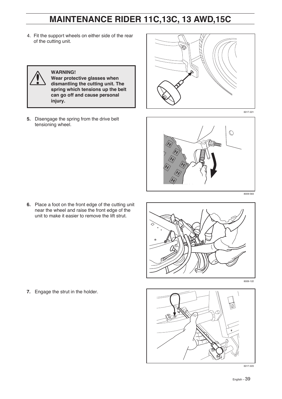 Husqvarna 15 C User Manual | Page 41 / 56