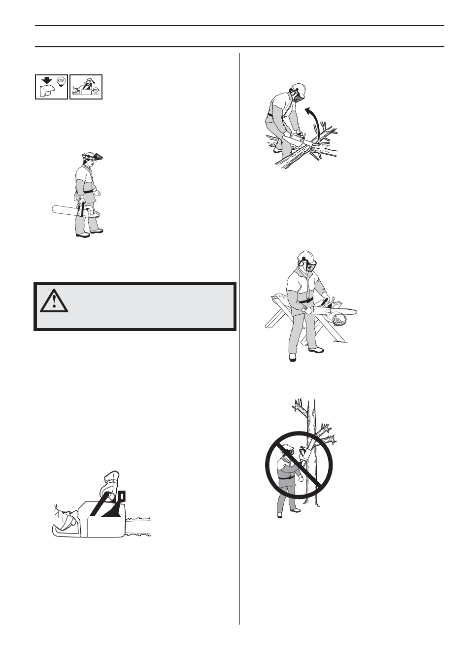 General rules, Working techniques | Husqvarna 359G E-tech User Manual | Page 23 / 44