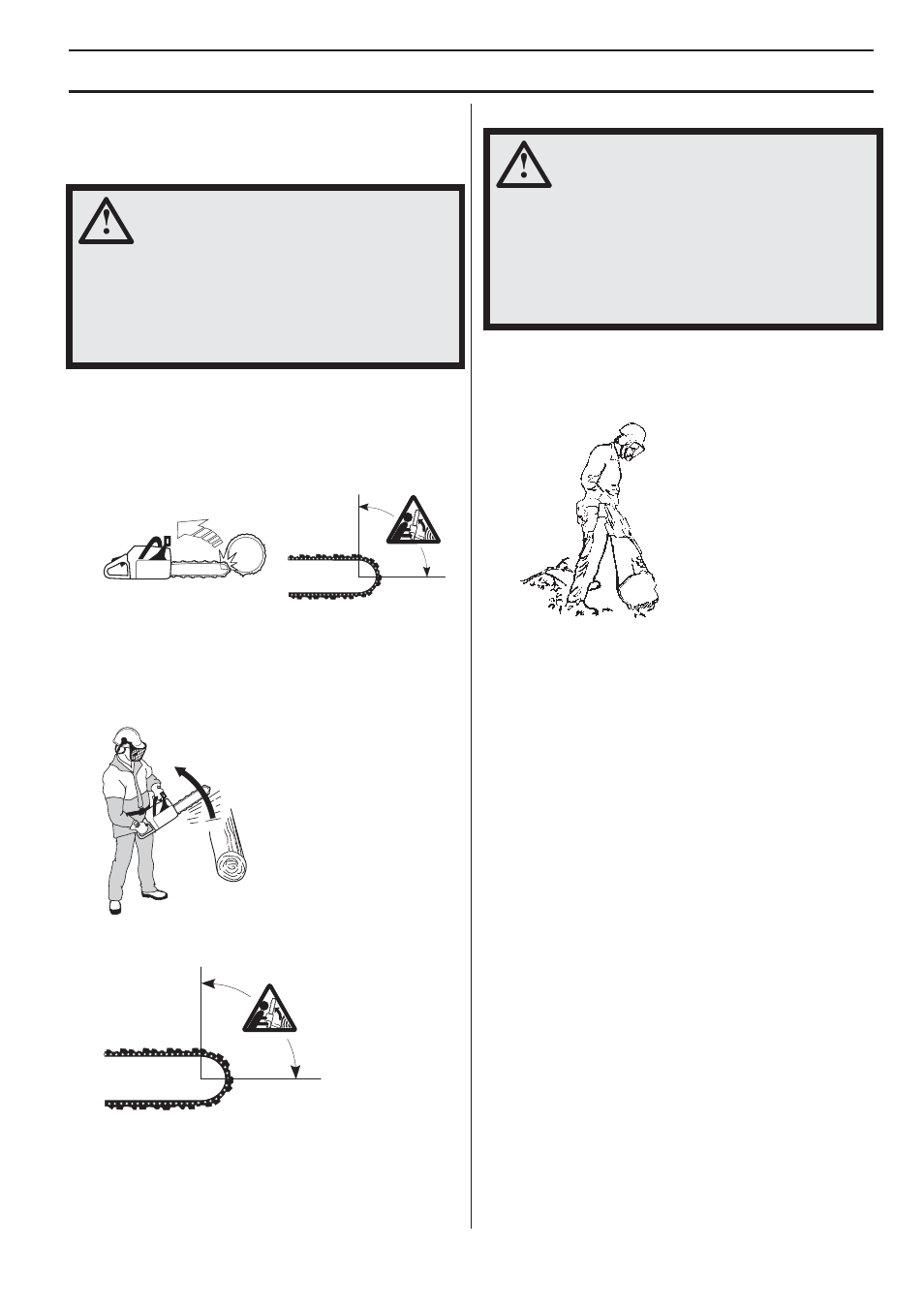 How to avoid kickback, What is kickback, Working techniques | Husqvarna 359G E-tech User Manual | Page 29 / 44