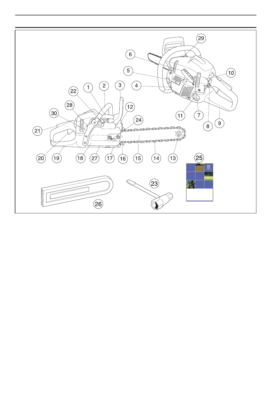 Wha t is wha t | Husqvarna 359G E-tech User Manual | Page 6 / 44