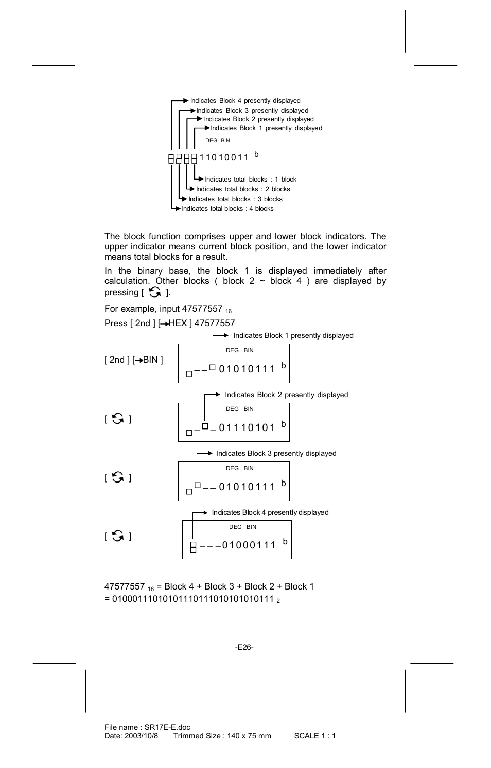 CITIZEN SR-281  EN User Manual | Page 26 / 33