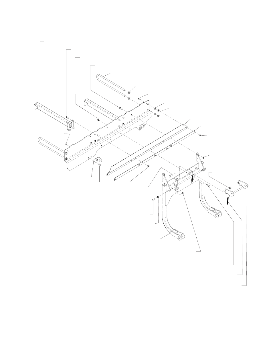 Hitch, Hitch assembly | Husqvarna 111750 / HCS1372 User Manual | Page 19 / 32