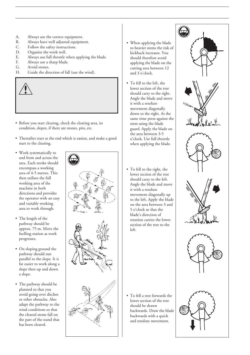 Safety instructions | Husqvarna 225R EN User Manual | Page 14 / 36