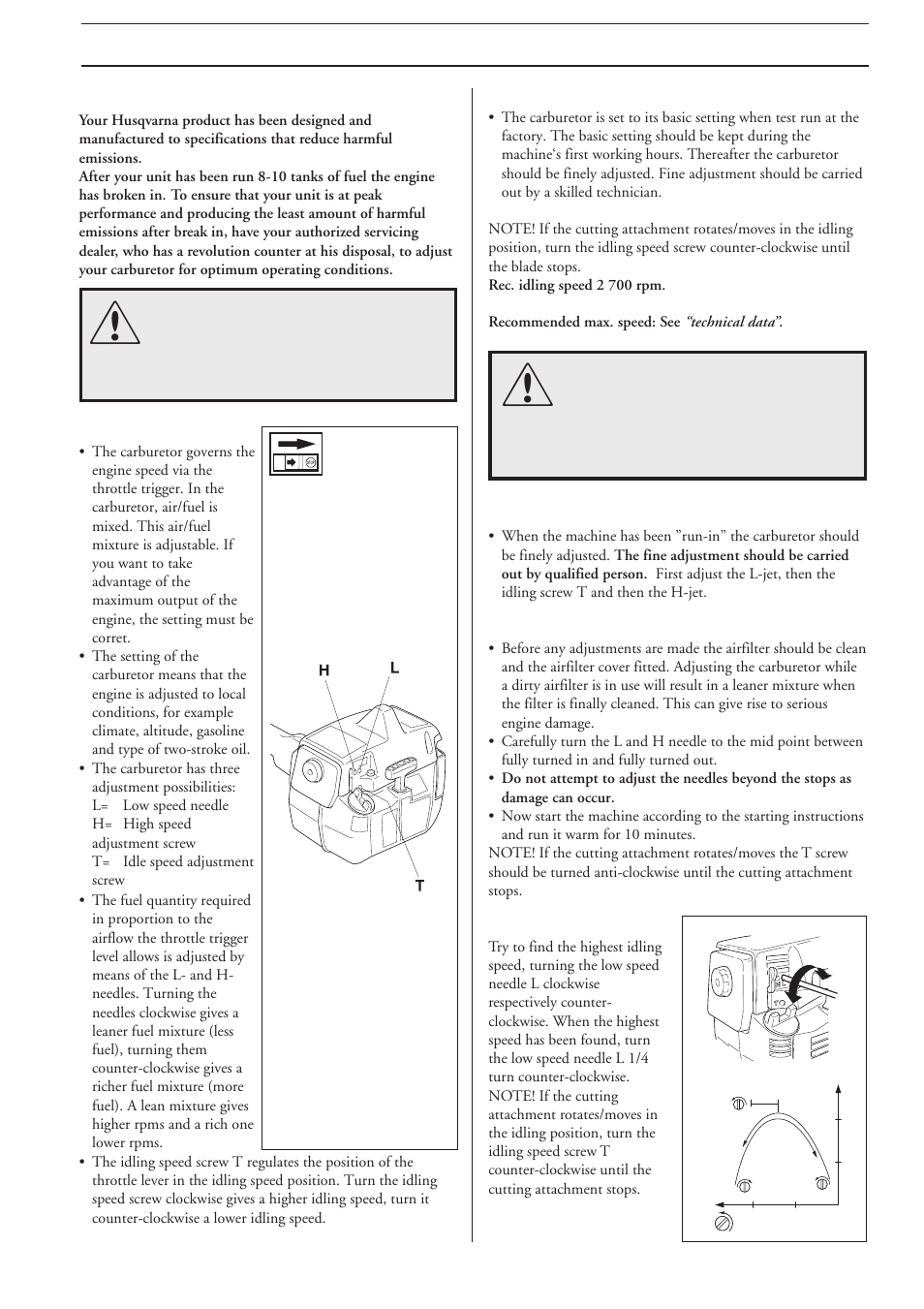 Maintenance | Husqvarna 225R EN User Manual | Page 25 / 36