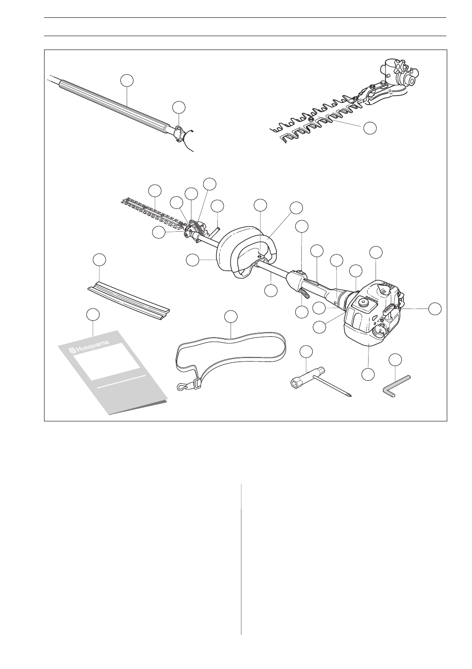 What is what, What is what on the hedge trimmer | Husqvarna 325HDA55X-Series User Manual | Page 11 / 24