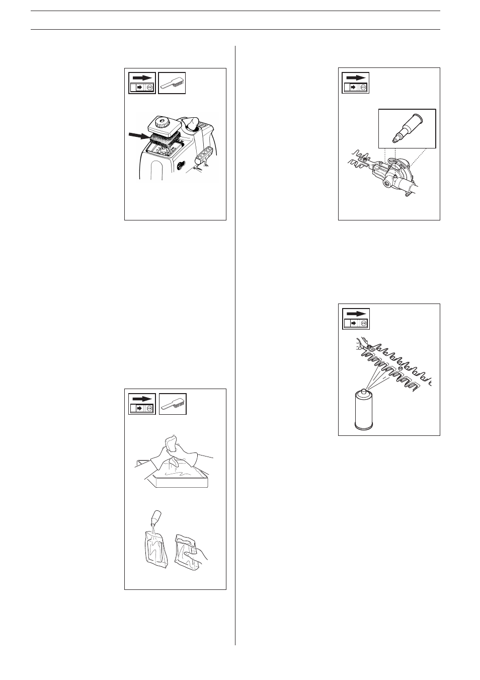 Maintenance, Air filter, Gearbox | Lubrication | Husqvarna 325HDA55X-Series User Manual | Page 18 / 24